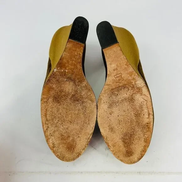 Michael Kors Women's Brown Suede Wedge Heels US 9 M Slip-on Shoes - Picture 8 of 15